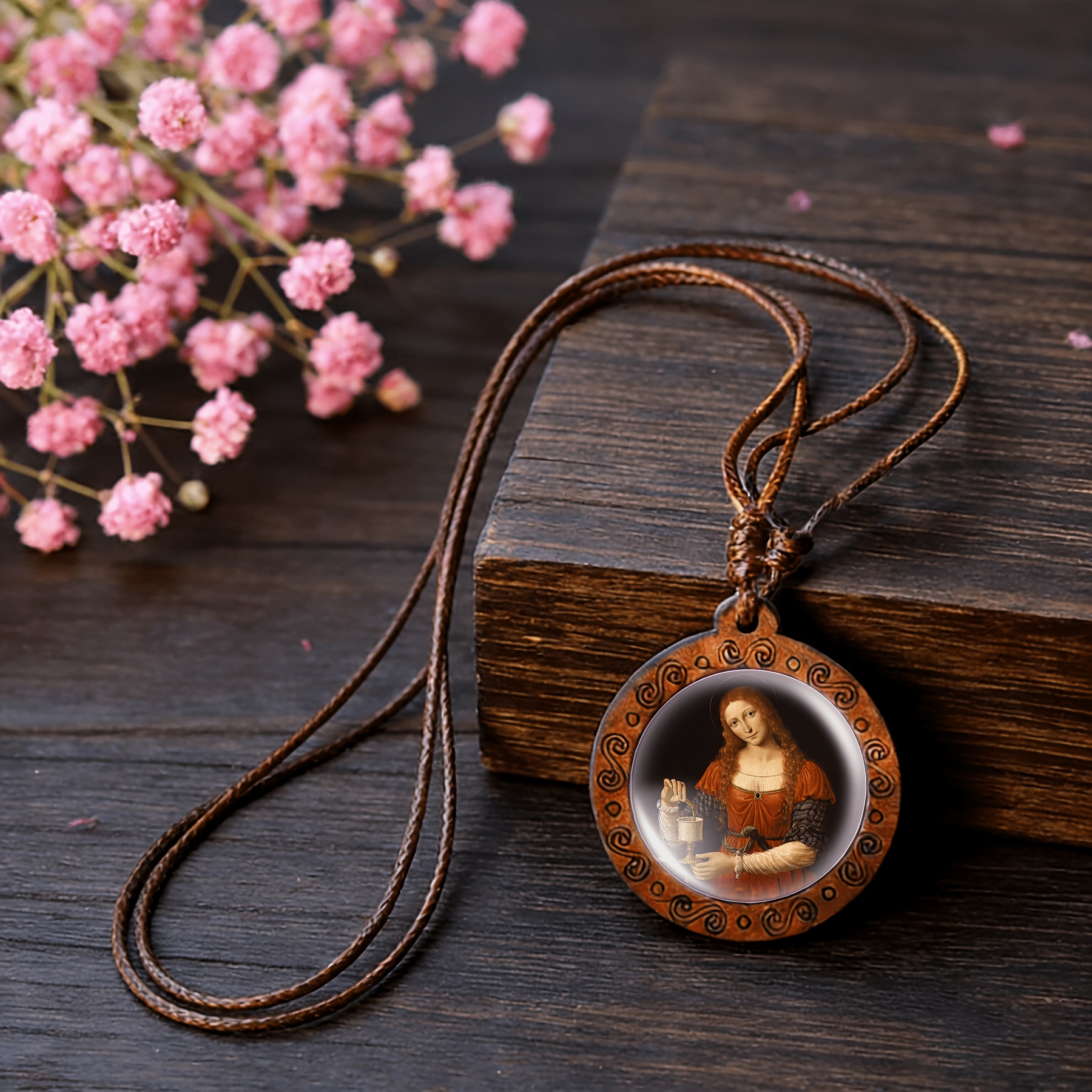 Handcrafted Vintage Necklace with Time Gemstones